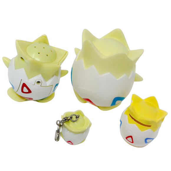 Nintendo Pokemon Togepi Vintage Lot Action Figure Keychain Talking Toy Coin Bank - Picture 2 of 2